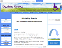 Tablet Screenshot of disability-grants.org